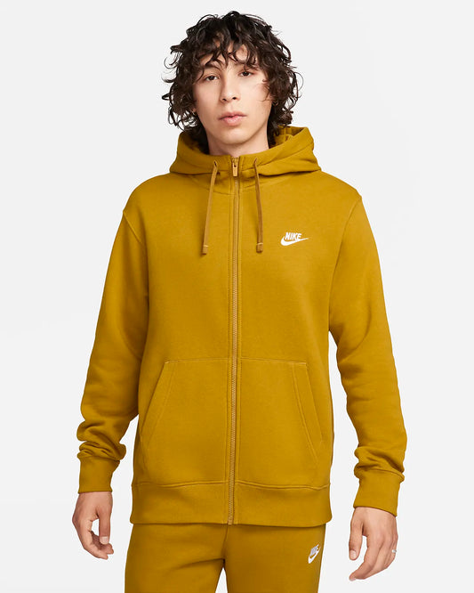 Nike Sportswear Club Full-Zip Hoodie Fleece Bronzine BV2645-716
