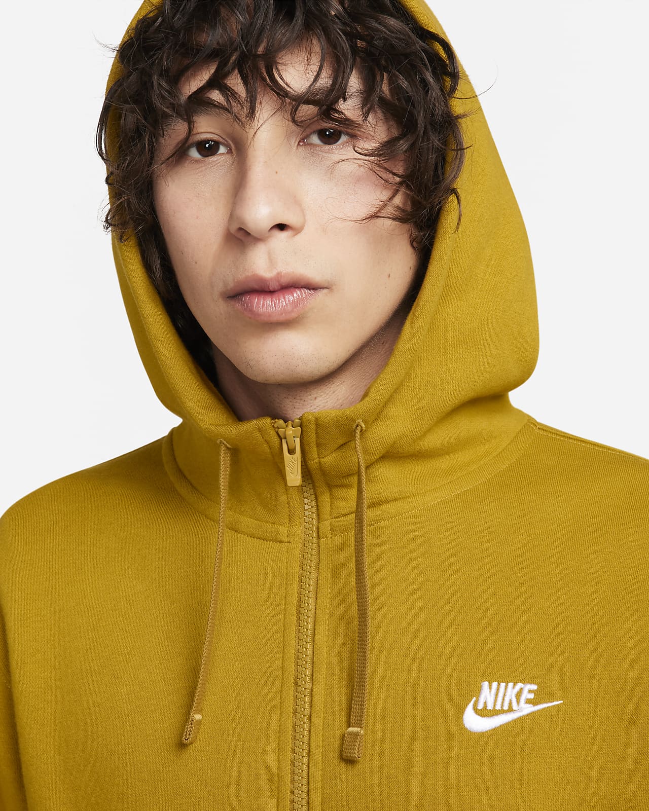 Nike Sportswear Club Full-Zip Hoodie Fleece Bronzine BV2645-716