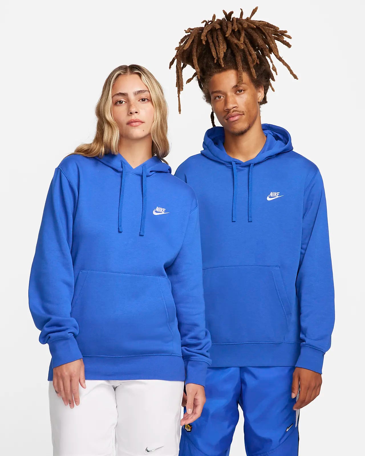 Nike Sportswear Club Pullover Hoodie Fleece Game Royal BV2654-480