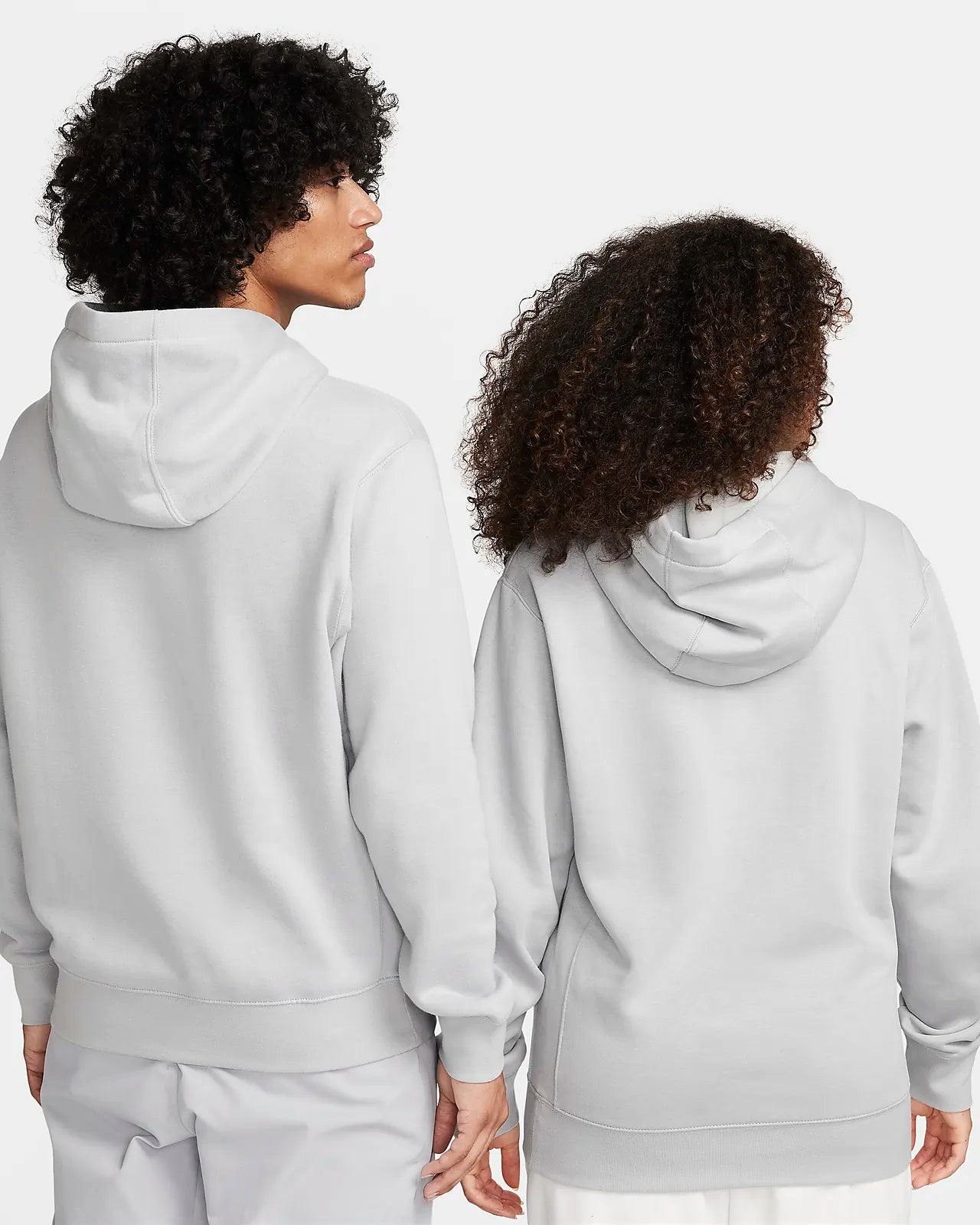 Nike Sportswear Club Pullover Hoodie Fleece Light Smoke Grey BV2654-077