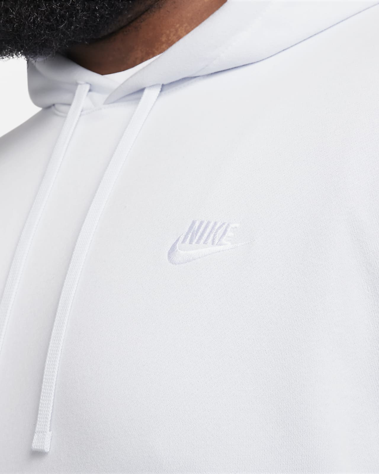 Nike Sportswear Club Pullover Hoodie Fleece Football Grey BV2654-085