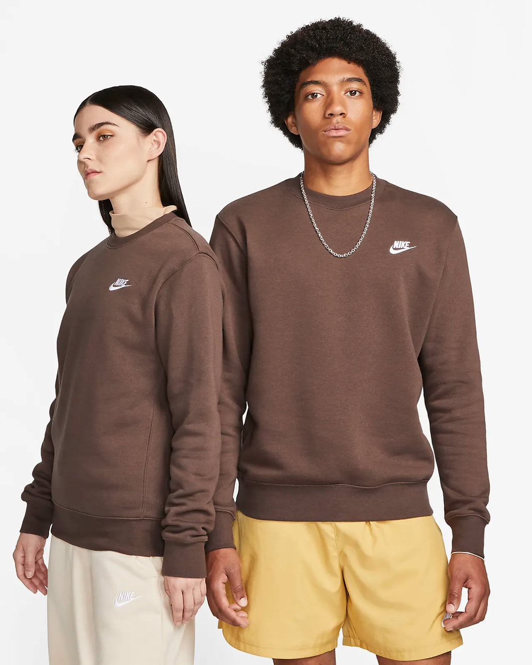Nike Sportswear Club Sweatshirt Fleece Baroque Brown BV2662-237