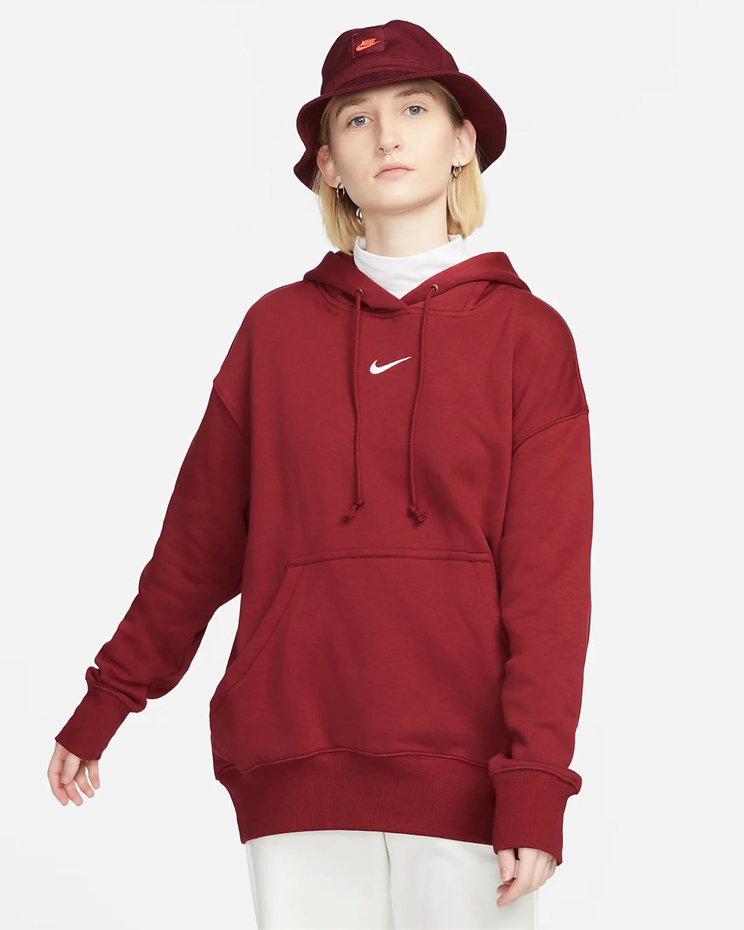 Nike Sportswear Phoenix Fleece Hoodie Team Red DQ5860-677