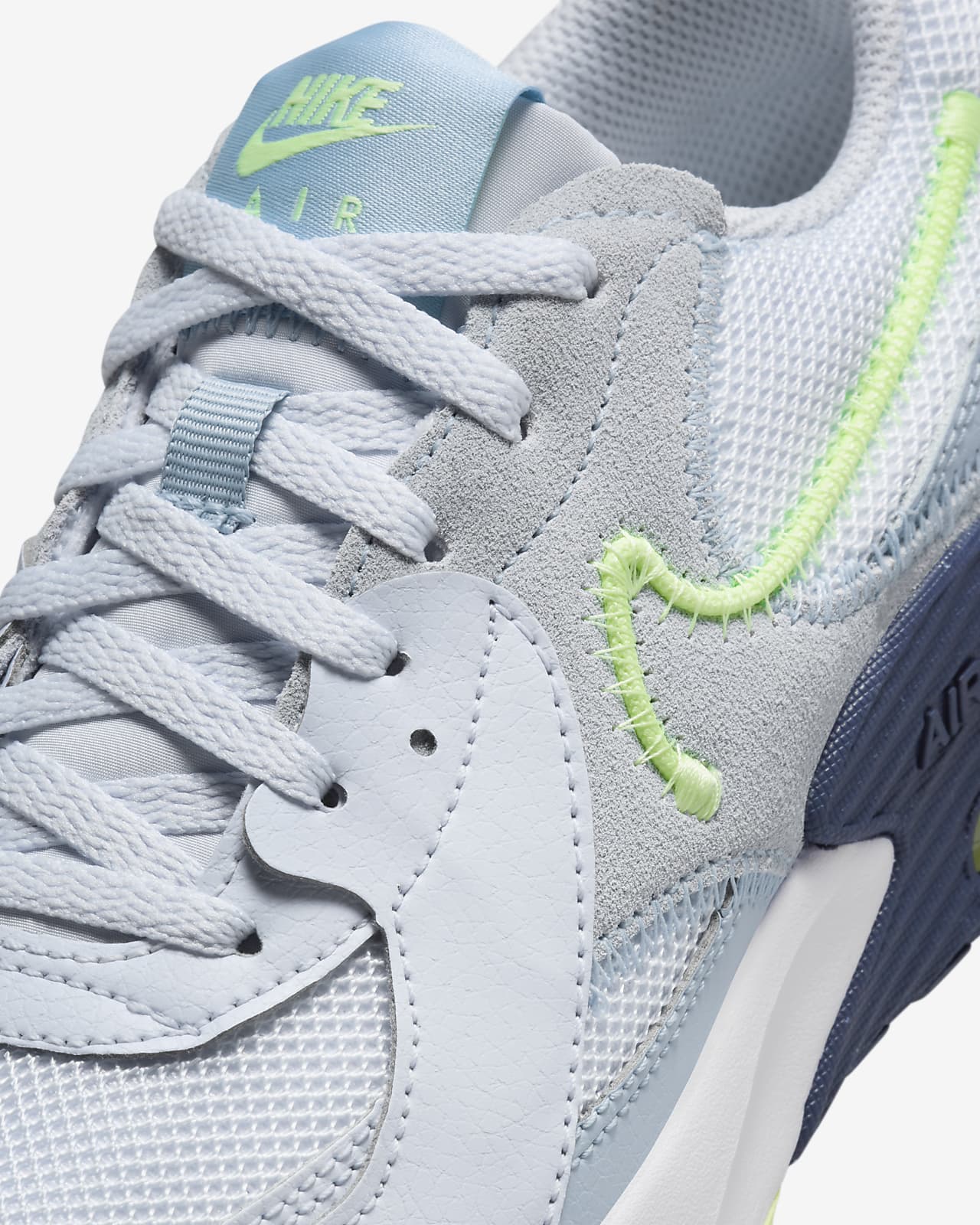 Nike Air Max Excee FB3058-005 Football Grey Light Armoury Blue Midnight Navy Barely Volt