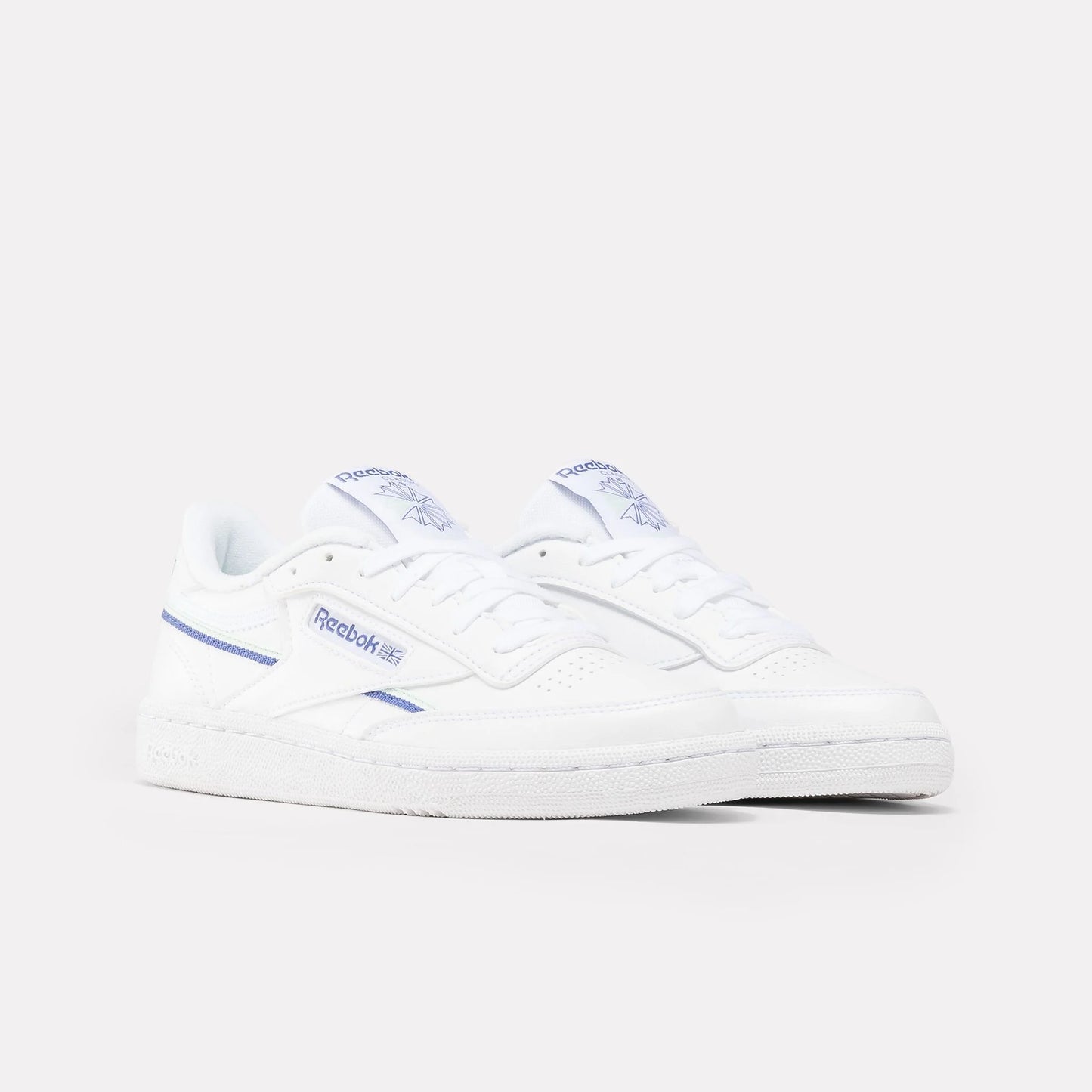 Reebok Club C85 Vegan White Step Purple Aqua Dust 100074445