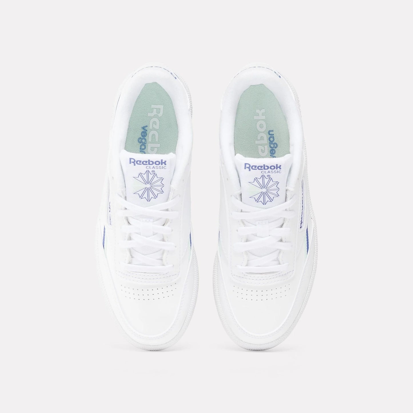 Reebok Club C85 Vegan White Step Purple Aqua Dust 100074445
