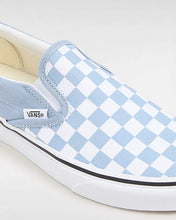 Lade das Bild in den Galerie-Viewer, Vans Classic Slip On Checkerboard Color Theory Dusty Blue VN000BVZDSB
