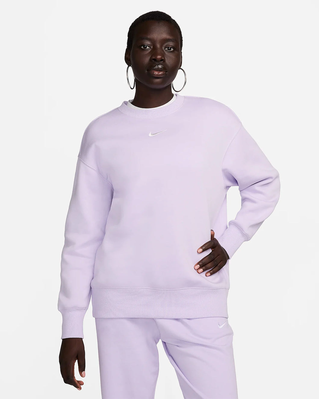 Nike Sportswear Phoenix Fleece Sweatshirt Violet Mist DQ5733-511