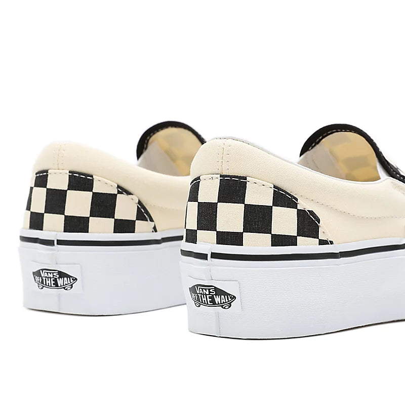 Vans Classic Slip On Platform Checkerboard black white VN00018EBWW Perplex Shoeplex