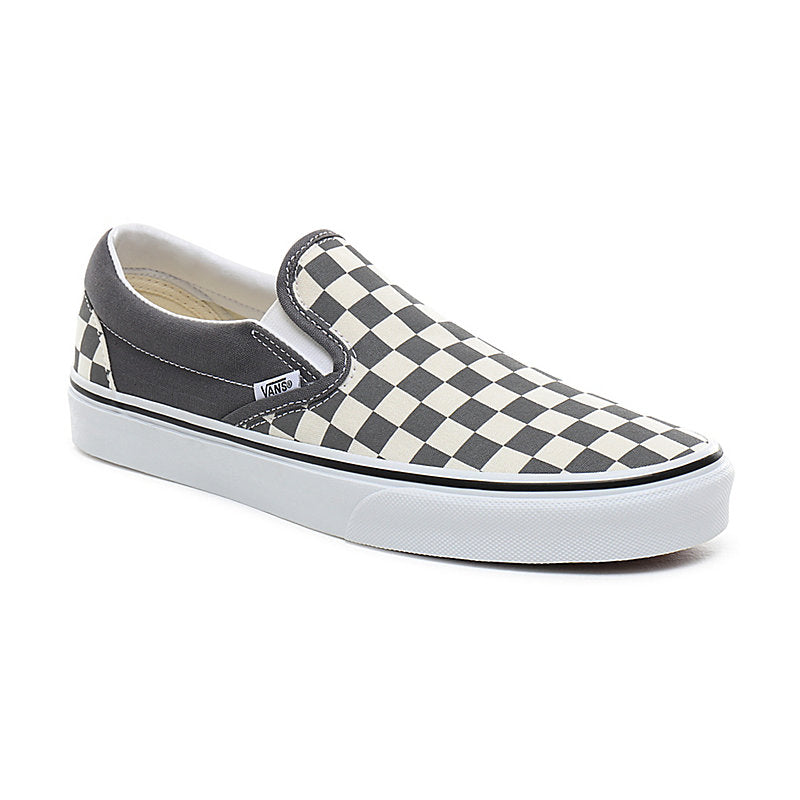 Vans Classic Slip On Checkerboard Pewter White VN0A4BV3TB5
