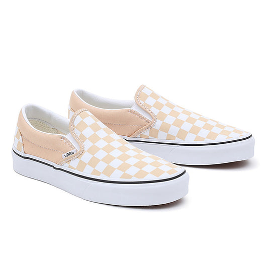 Vans Classic Slip On Checkerboard Color Theory Honey Peach VN0A7Q5DBLP