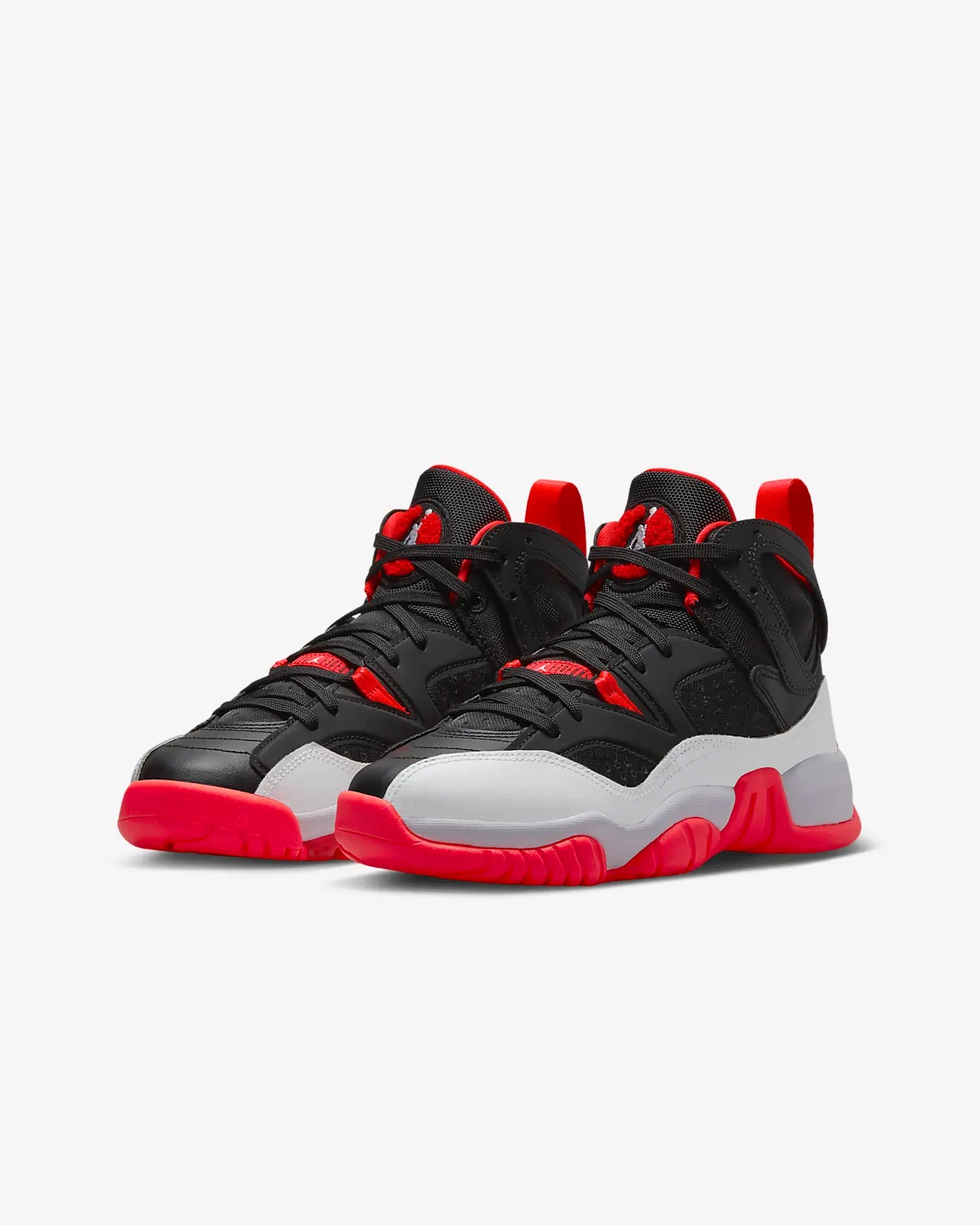 Black and red nike jordans on sale