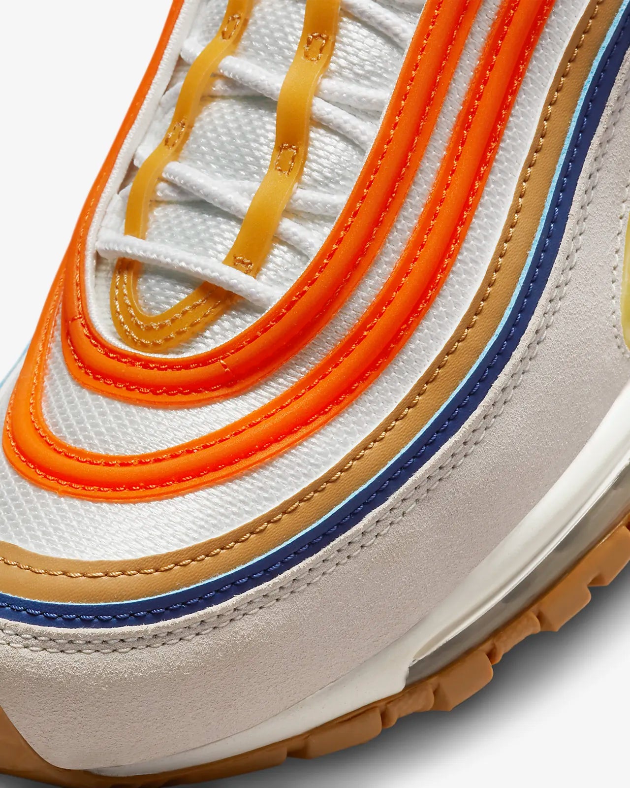 Nike Air Max 97 DV2619 100 White Orange Perplex Shoeplex