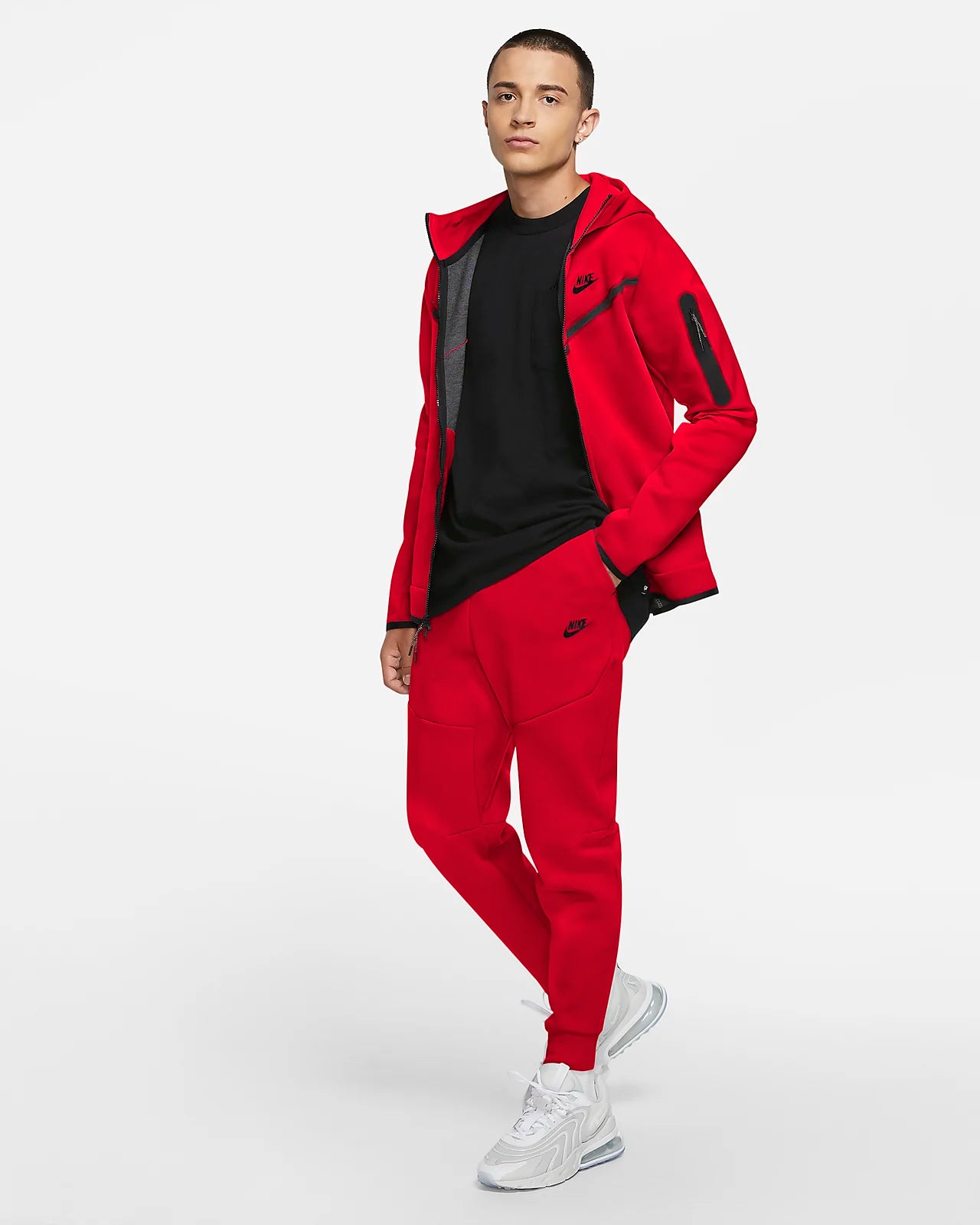 Nike Sportswear Tech Fleece Joggers Sweatpants Very Berry Red L New authentic CU4495-643