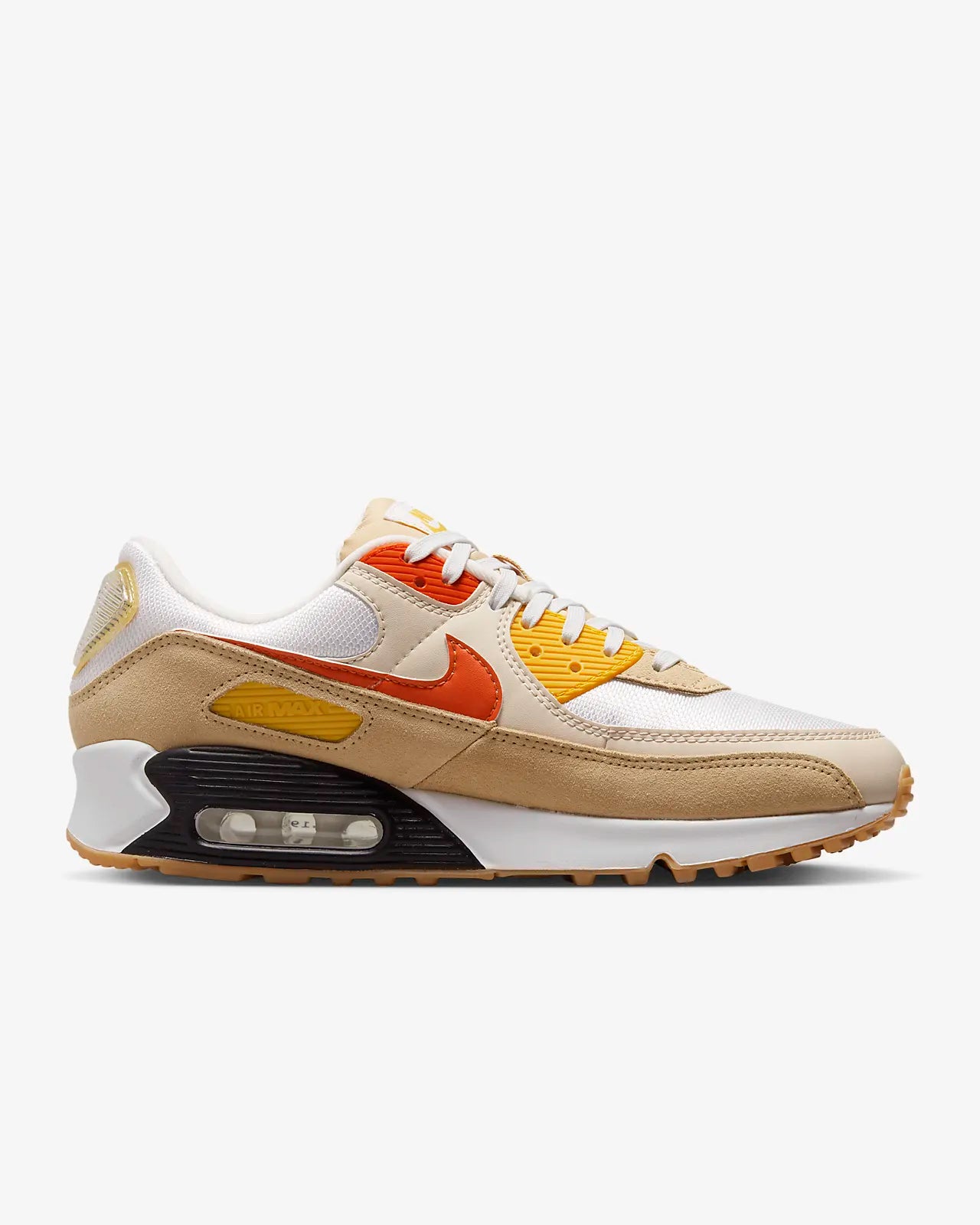 Air max 90 orange and white sales