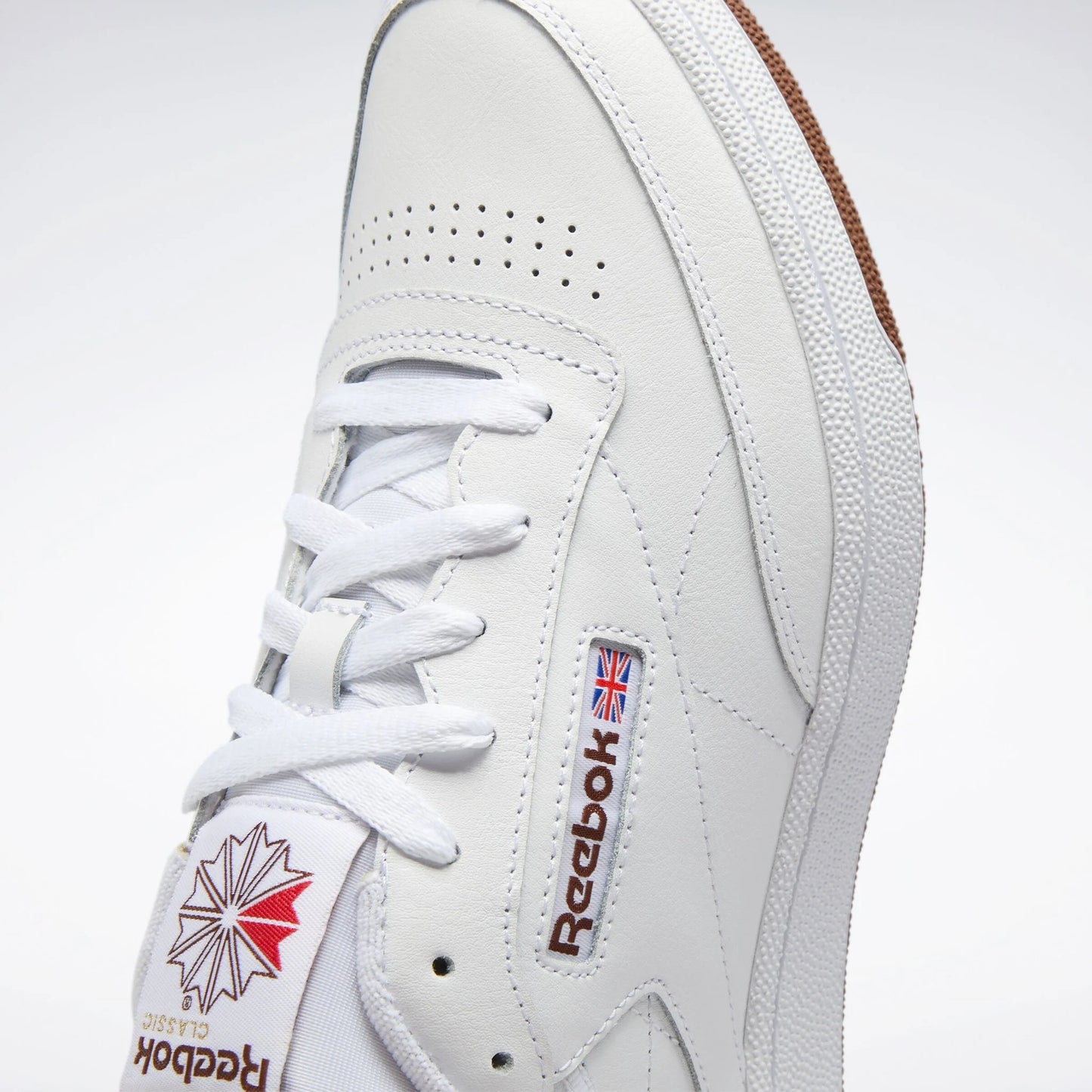 Reebok Club C85 white brown FZ6012