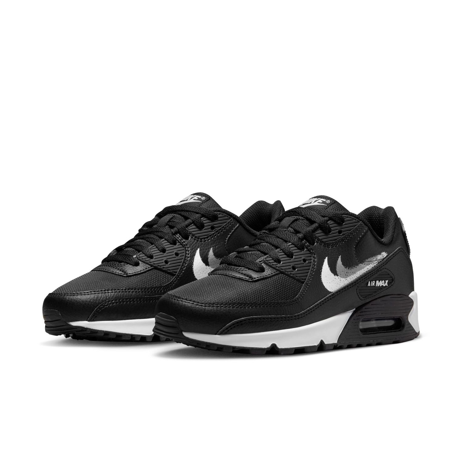 Nike Air Max 90 FD0657 001 Black White Grey Perplex Shoeplex