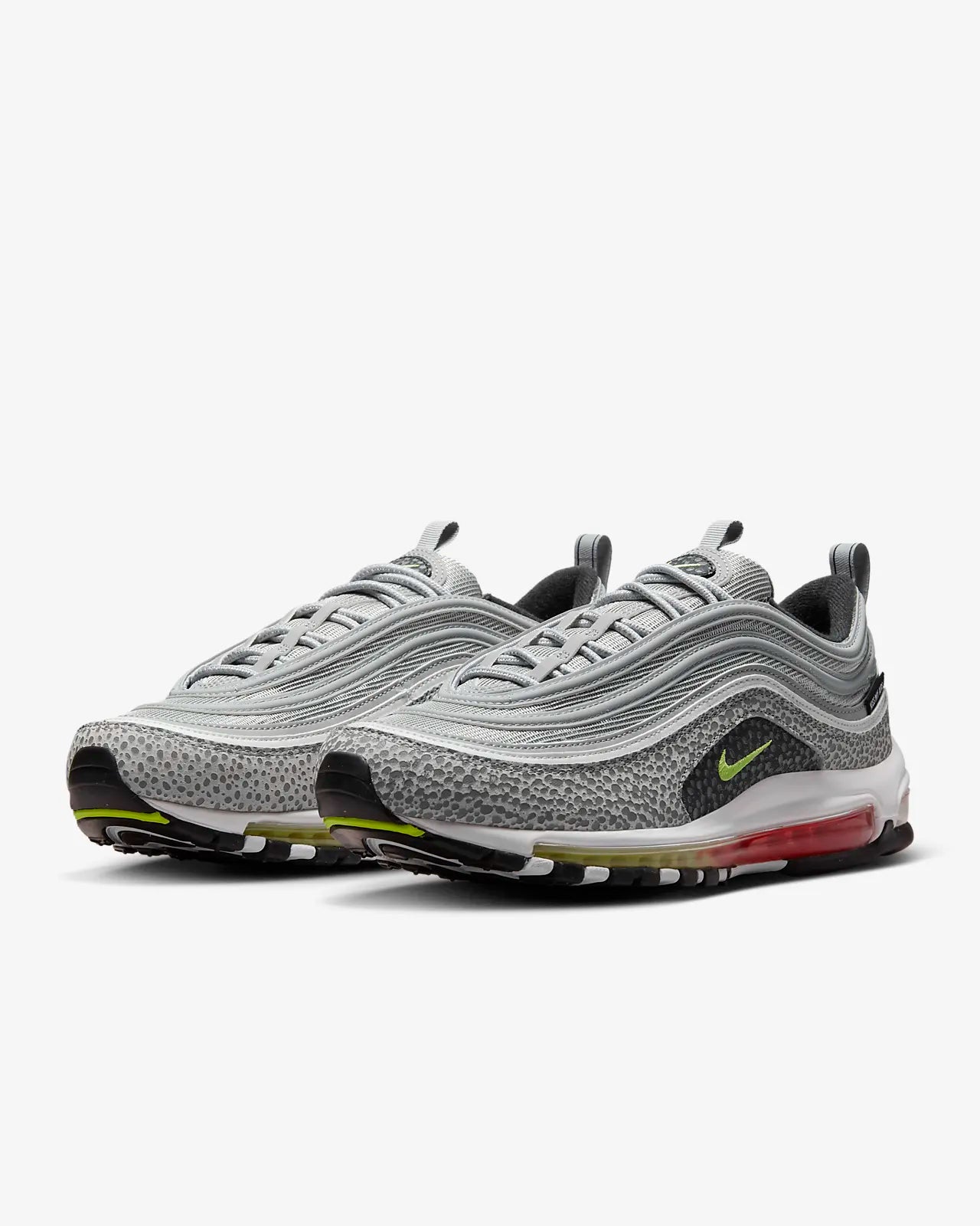 Nike Air Max 97 Grey Black Volt FD9754 001 Perplex Shoeplex