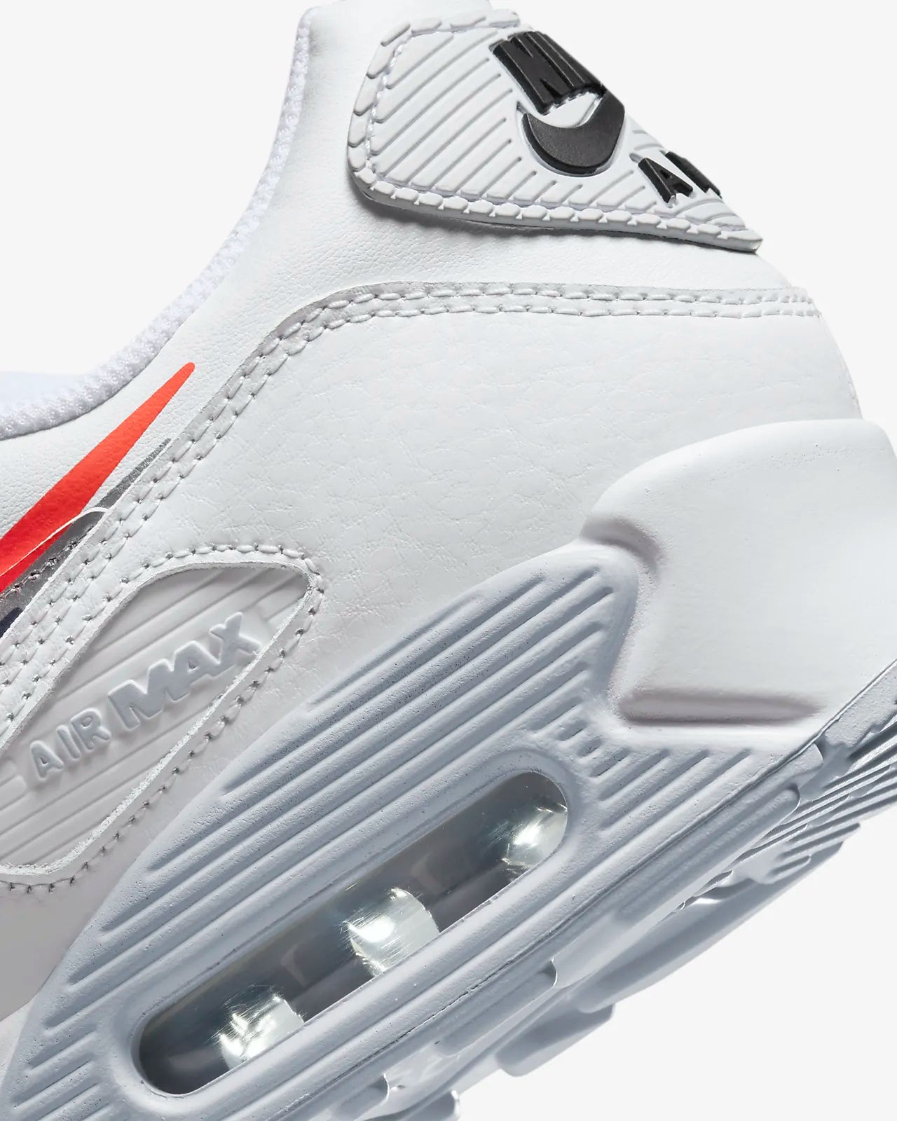 Nike Air Max 90 FJ4223-100 White Navy Crimson