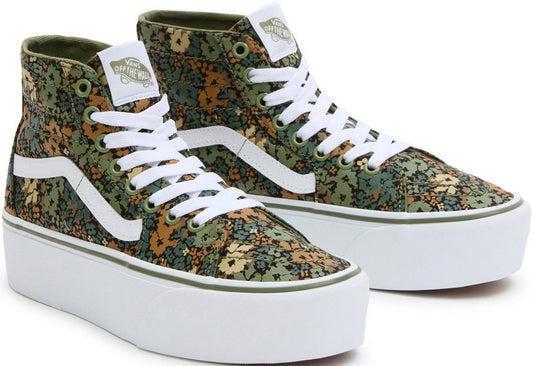 VANS SK8-HI Tapered Stackform Khaki Flower VN0A5JMKZBF