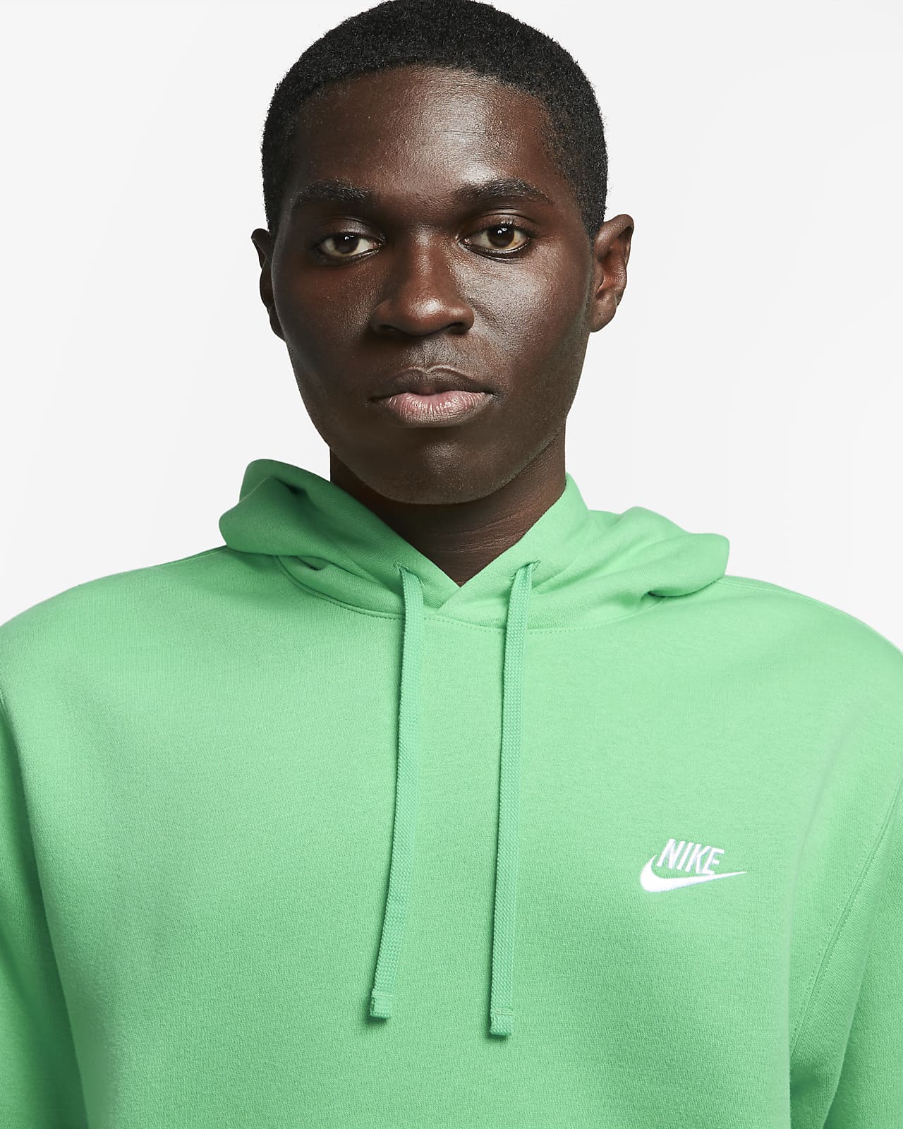 Nike Sportswear Club Pullover Hoodie Fleece Spring Green BV2654-363