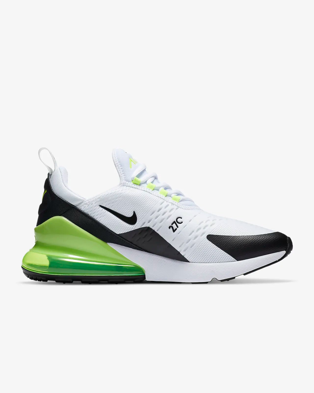 Nike Air Max 270 White Black Volt DC0957 100 Perplex Shoeplex