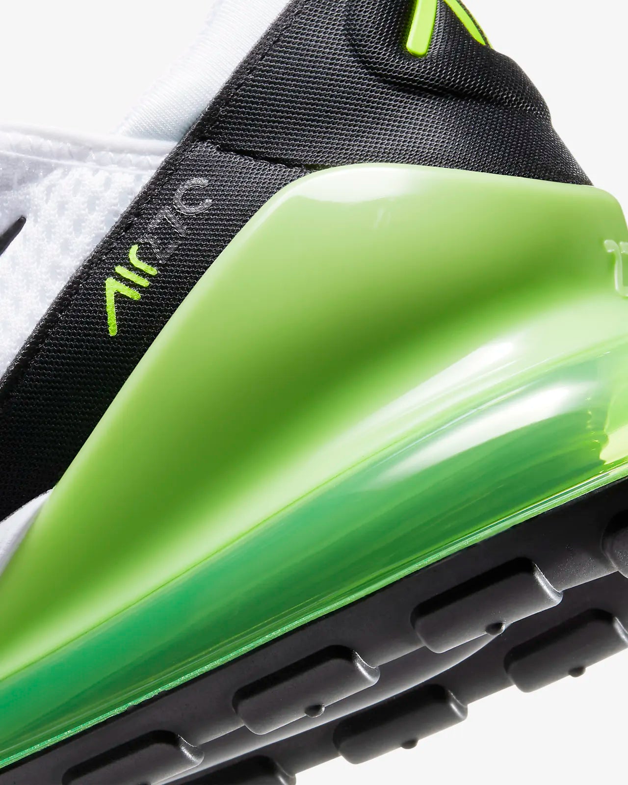 Black and lime green air max 270 shop