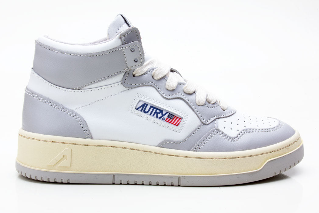 Autry Action Shoes Sneaker Medalist Mid Men white vapor AUMMWB10