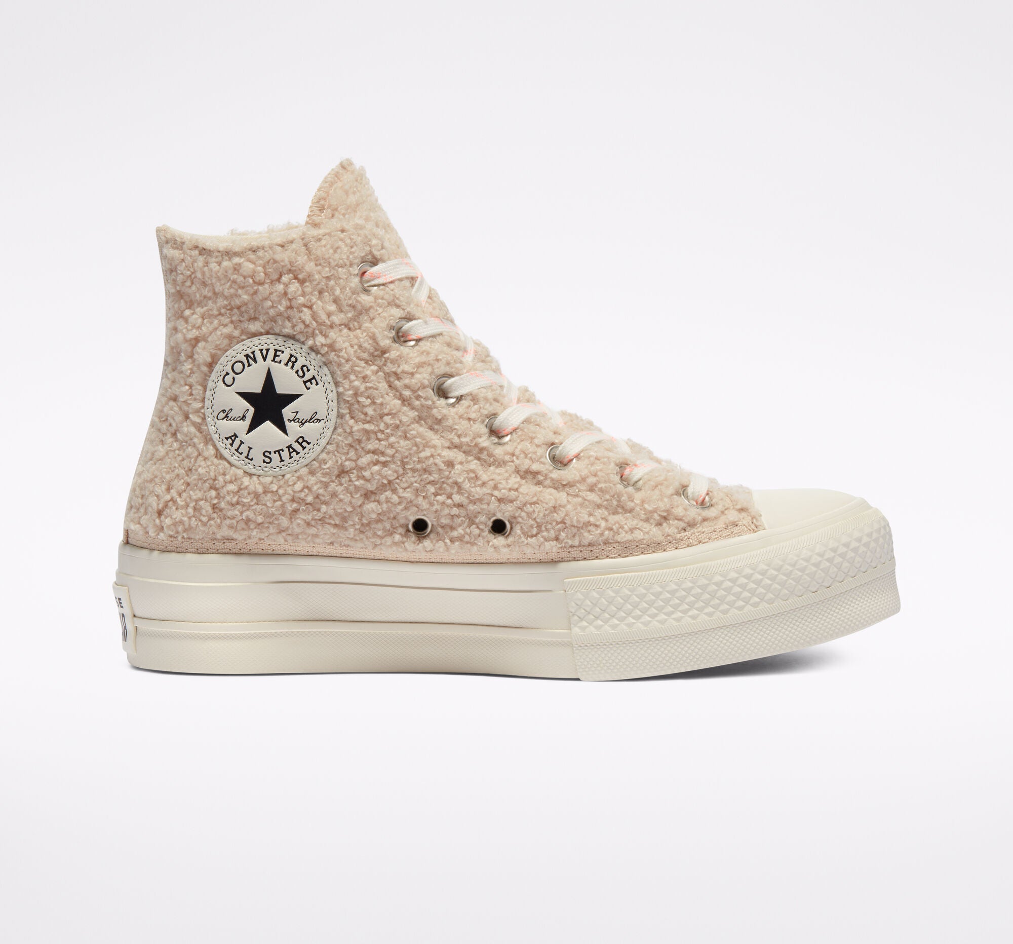 Beige Converse Chucks Plateau Leder Beige Plateau Converse 2025