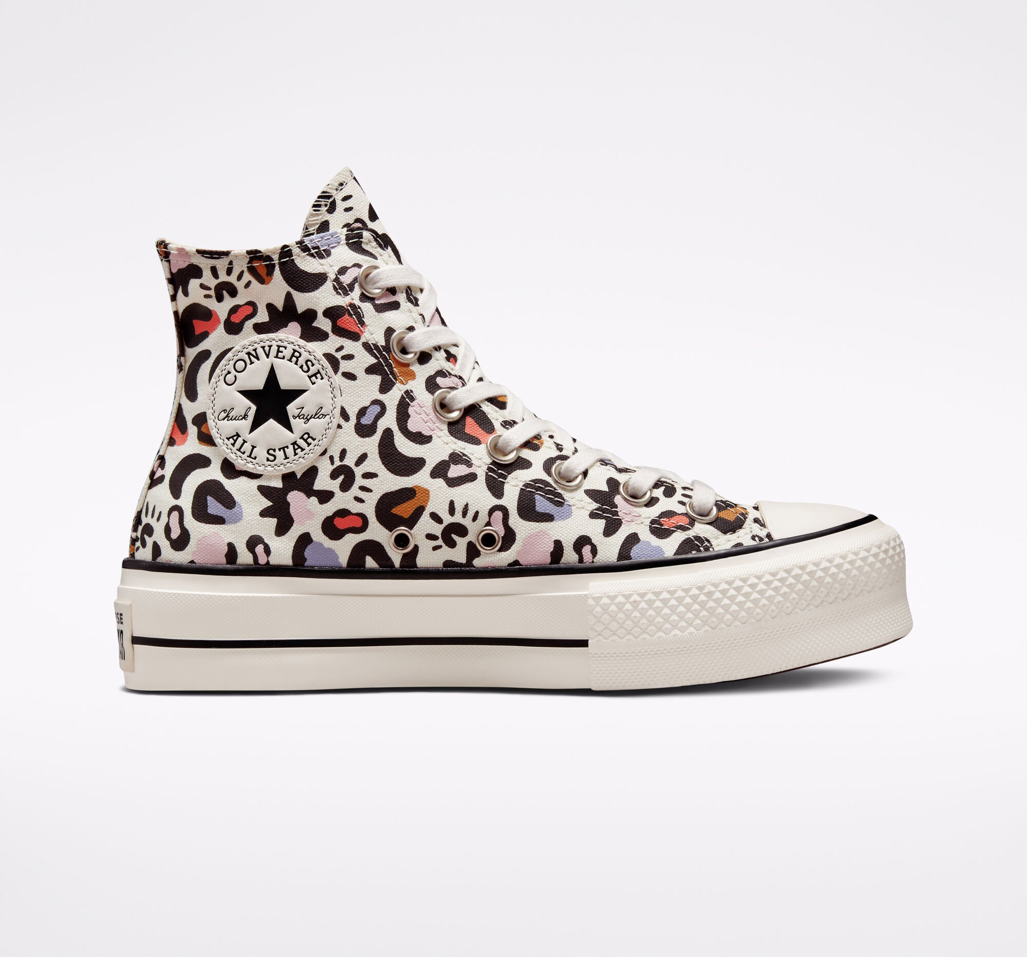 Animal print converse high tops online