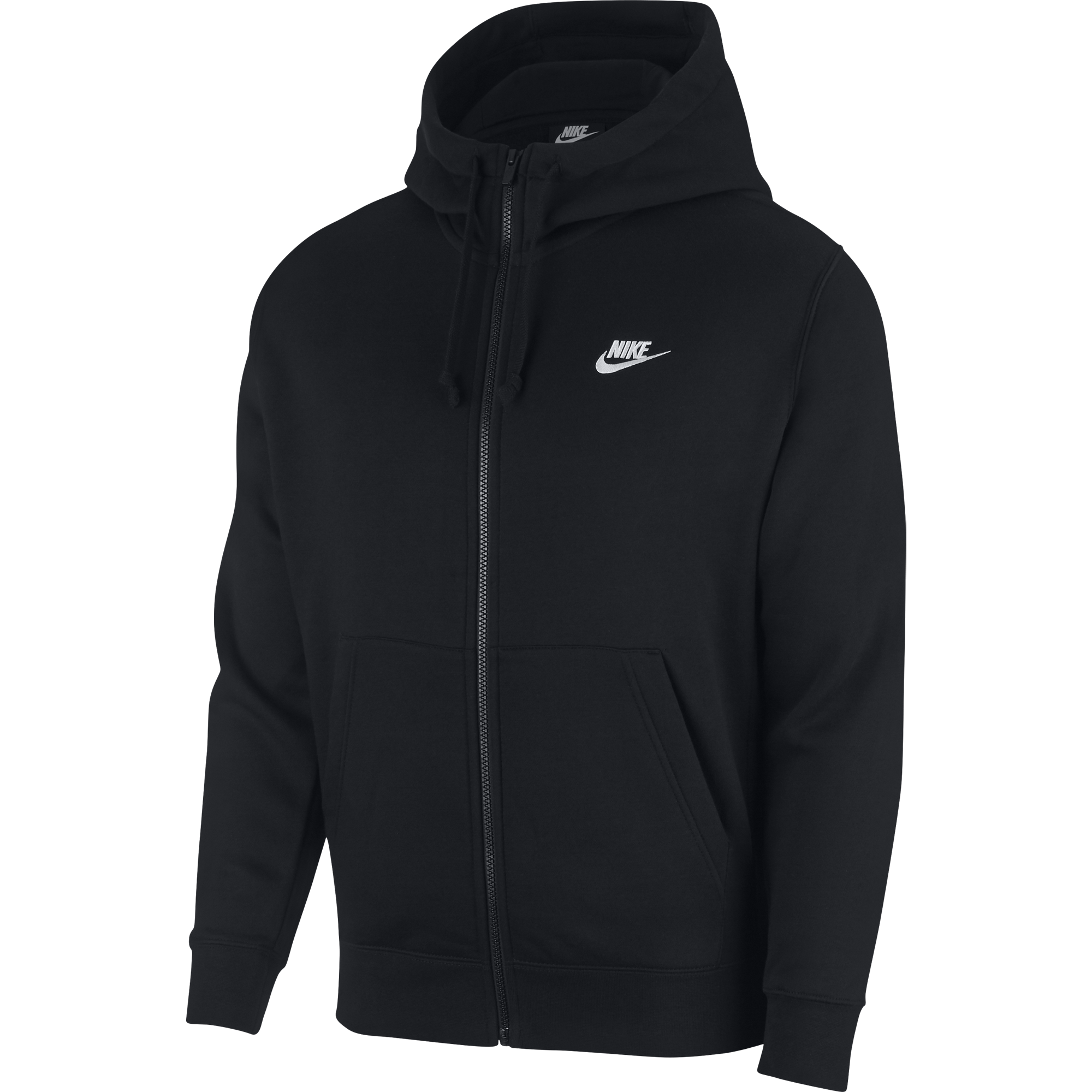 Black and white nike zip up online