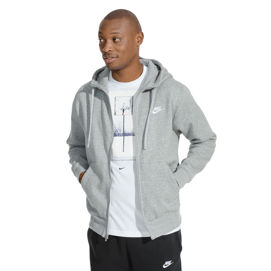 Nike Sportswear Club Full-Zip Hoodie Fleece grey BV2645-063