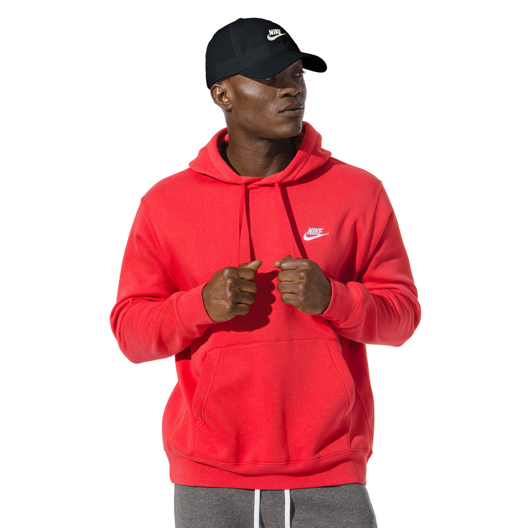 Nike Sportswear Club Pullover Hoodie Fleece red BV2654-657