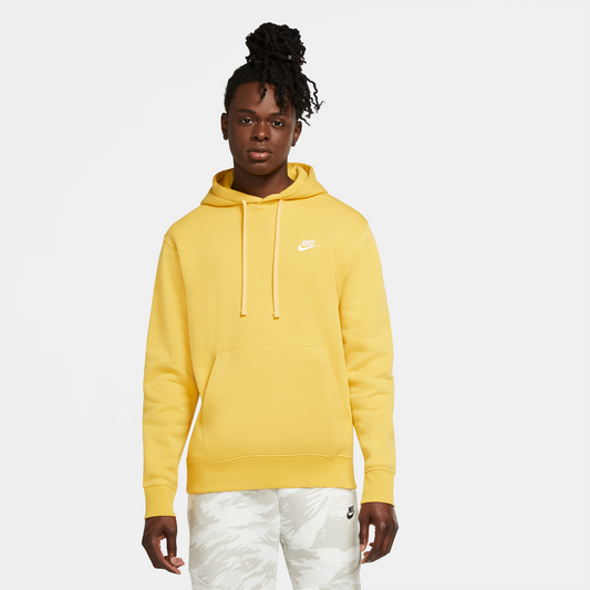 Nike Sportswear Club Pullover Hoodie Fleece sonnengelb BV2654-761