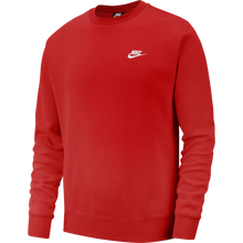 Lade das Bild in den Galerie-Viewer, Nike Sportswear Club Sweatshirt Fleece rot BV2662-657

