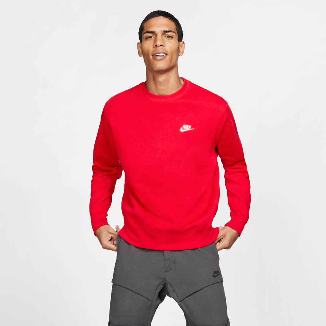 Nike Sportswear Club Sweatshirt Fleece rot BV2662-657
