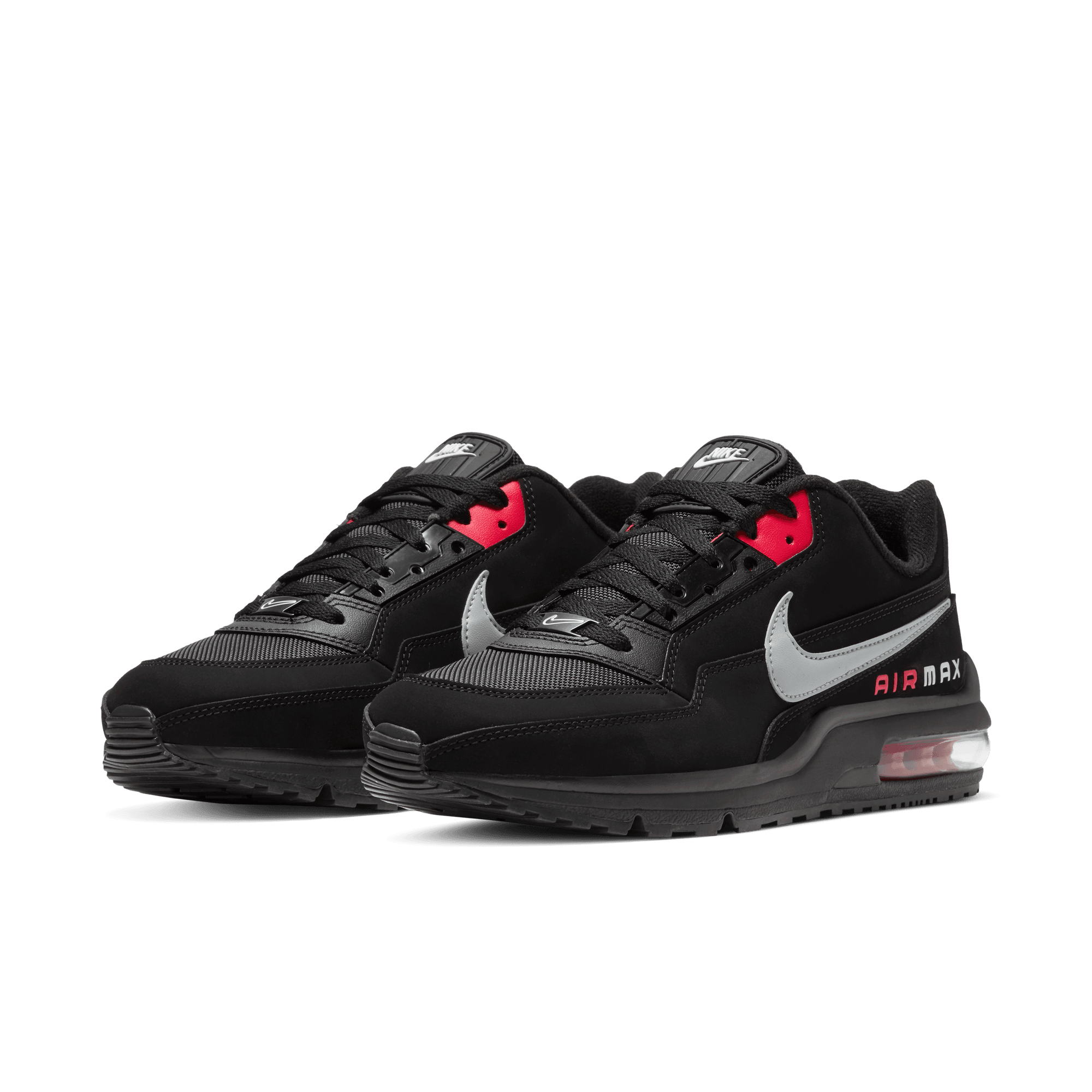 Black grey and red nike air max shop