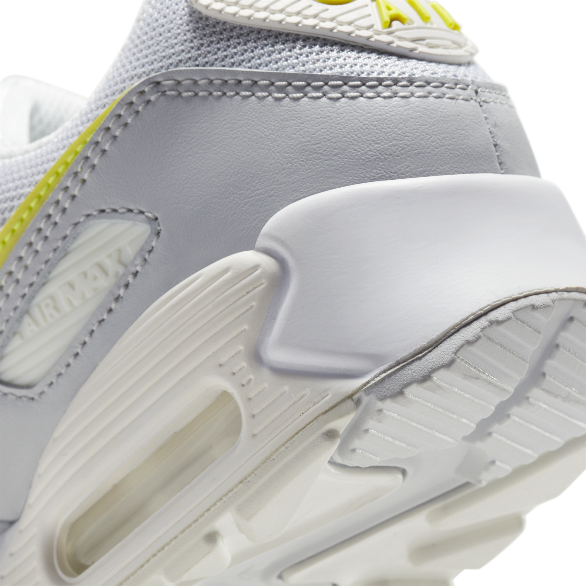 nike air max 90 yellow and white