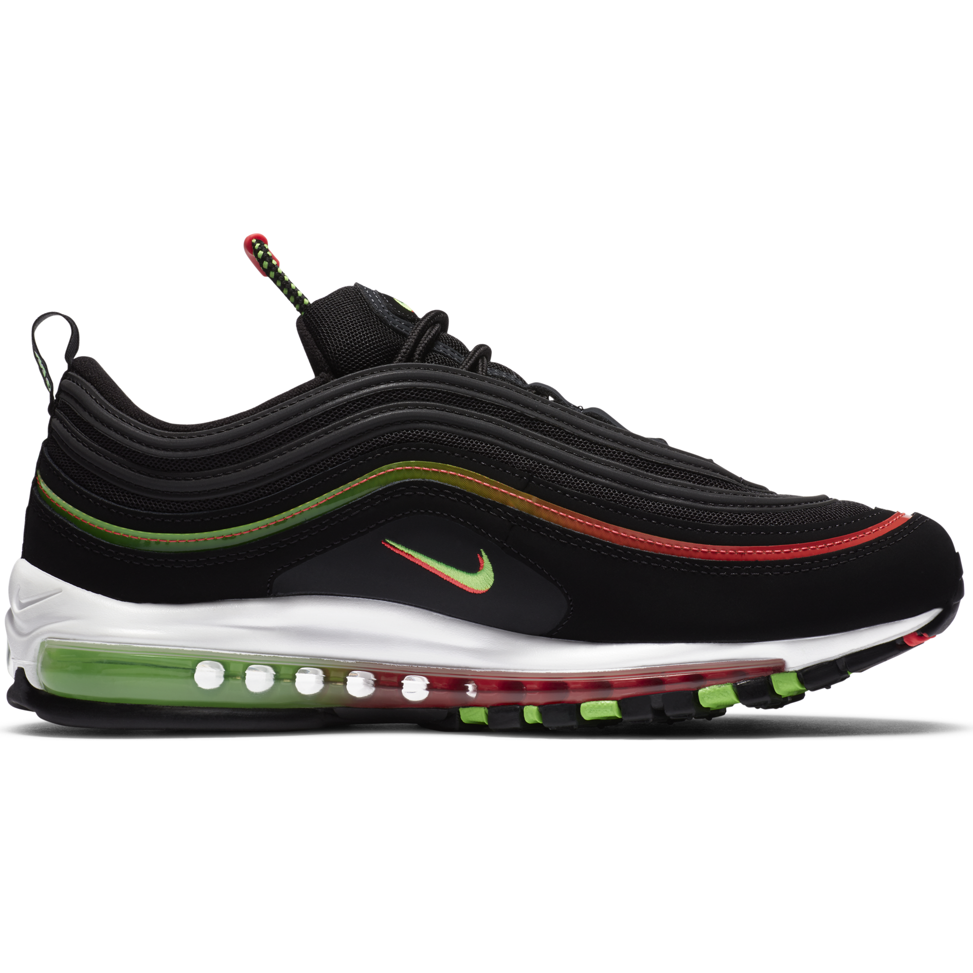 Black and red nike 97 shop