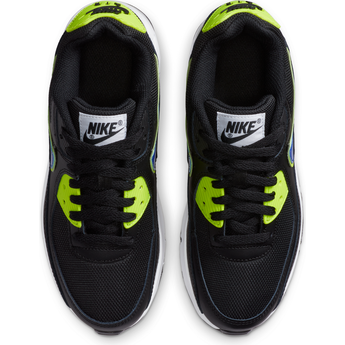 Nike Air Max 90 DA4670-001 black racer blue volt