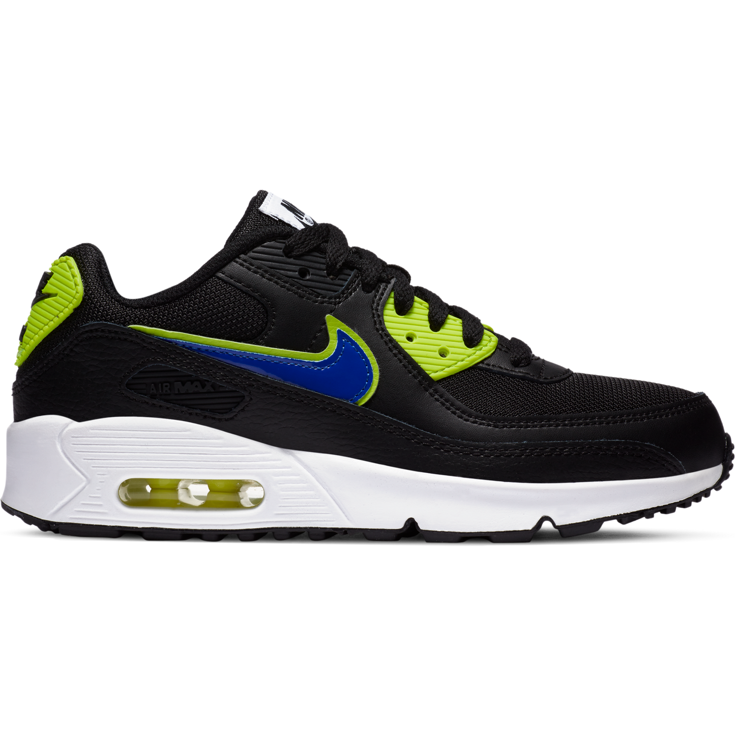 Nike Air Max 90 DA4670-001 black racer blue volt