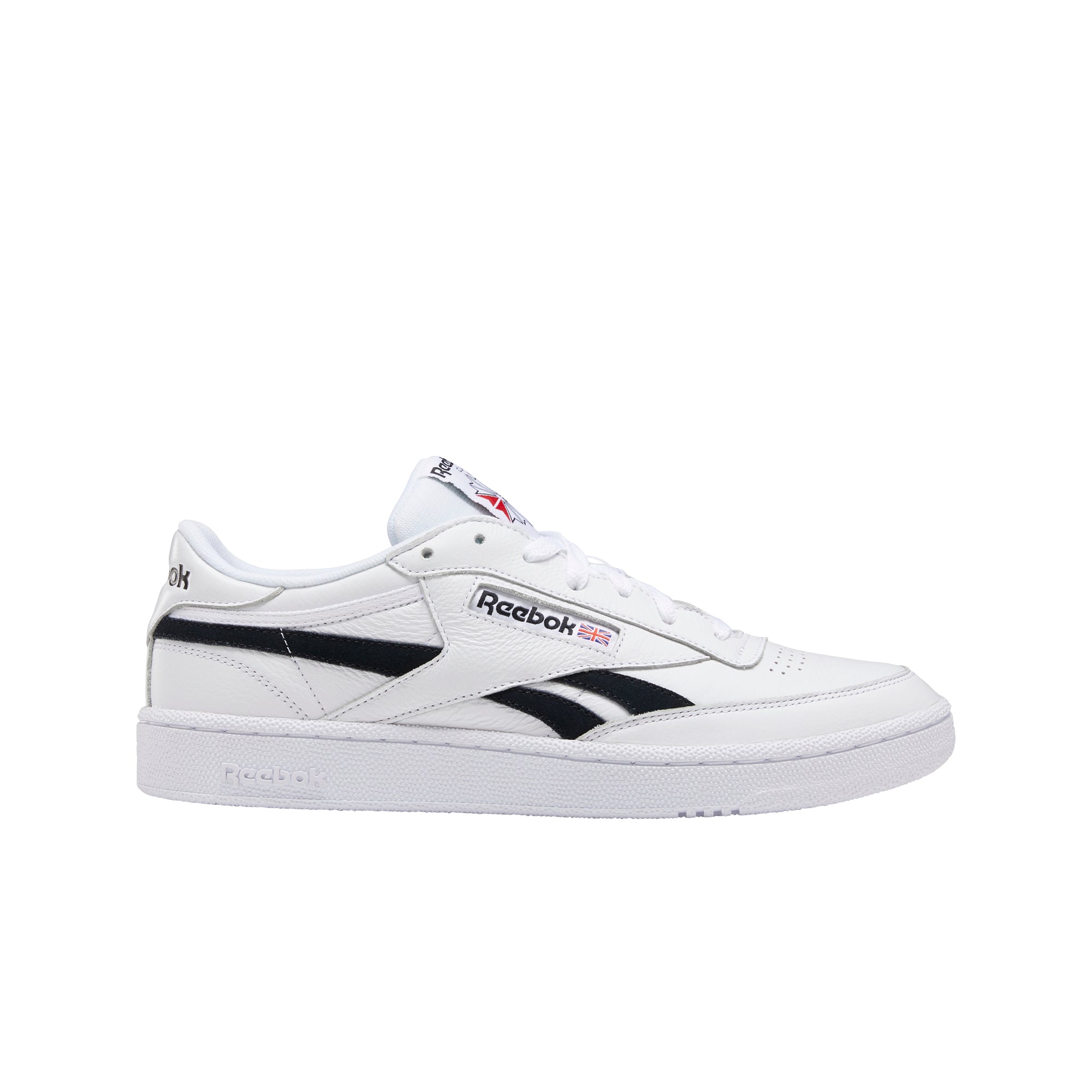 Black white reebok best sale