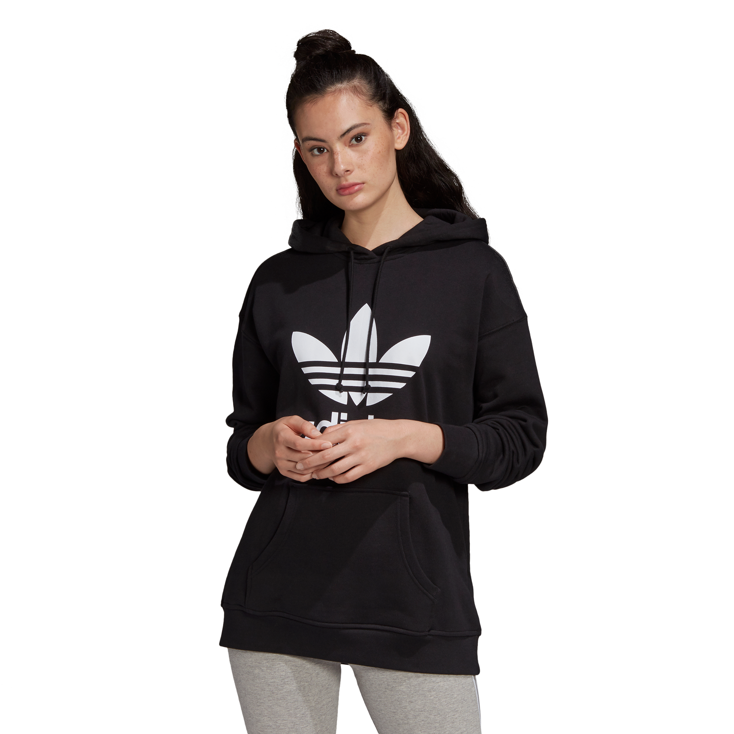Adidas Originals Trefoil Hoodie schwarz FM3307