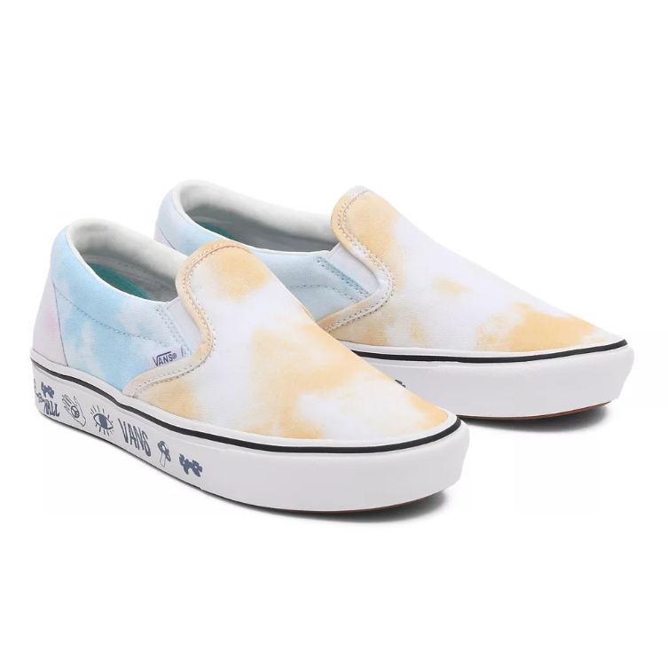 VANS Classic Slip On Pastel Tie Dye Comfycush VN0A7TNOB1Y