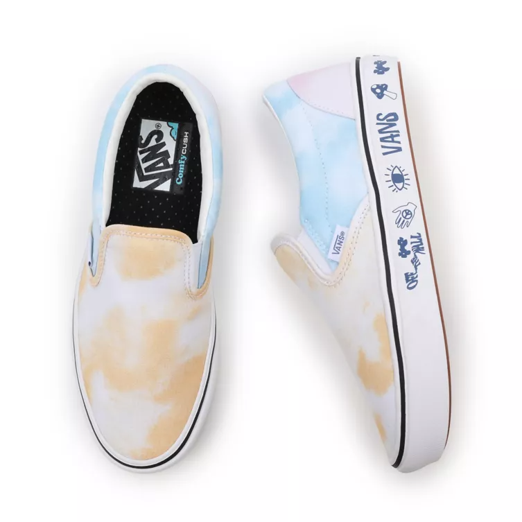 VANS Classic Slip On Pastel Tie Dye Comfycush VN0A7TNOB1Y