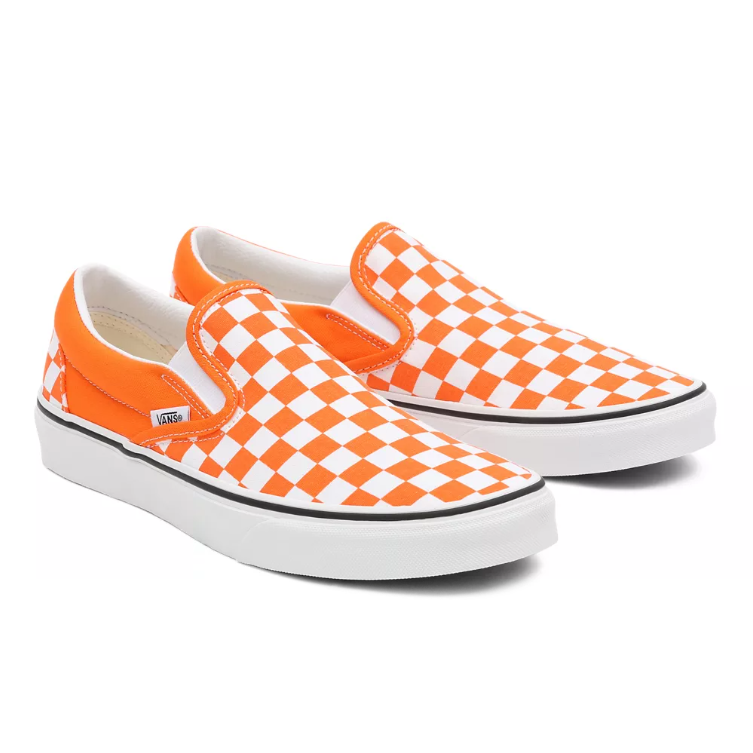 Vans Classic Slip On Checkerboard orange white VN000XG8AZZ