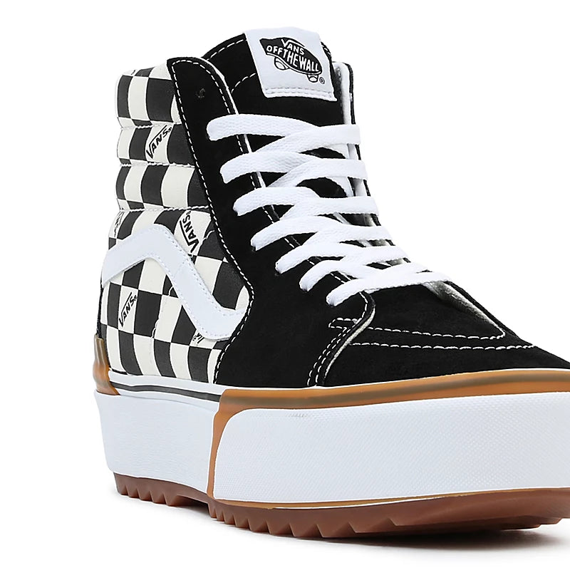 VANS SK8-HI Stacked black white Checkerboard VN0A4BTWVLV