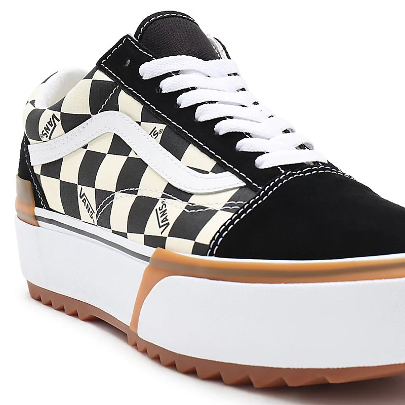 VANS Old Skool Stacked black white Checkerboard VN0A4U15VLV
