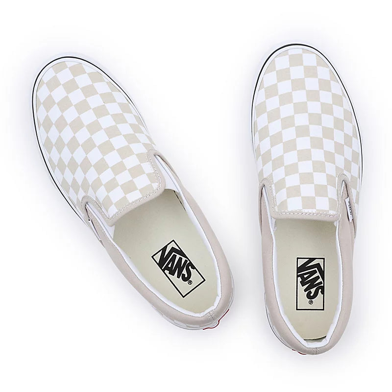 Vans Classic Slip On Checkerboard Color Theory French Oak VN0A7Q5DBLL