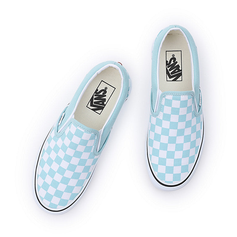 Vans Classic Slip On Checkerboard Canalblue White VN0A7Q5DH7O Perplex Shoeplex